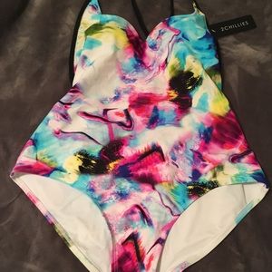 Bright and colorful swimsuit
